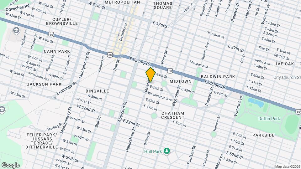 206 E 46th St Mapa y Detalles de la Ubicación