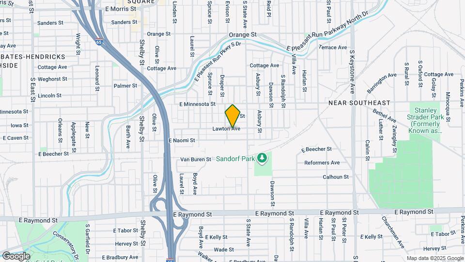 1615 Lawton Ave Map and Location Details