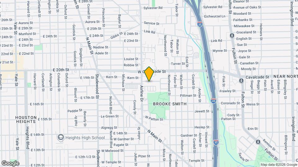 1327 Idylwild St Map and Location Details