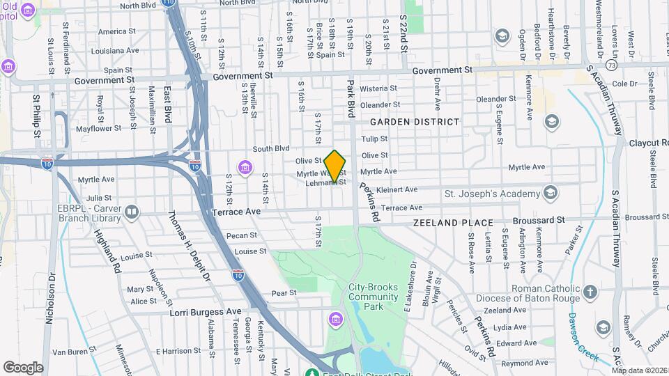 1203 S 18th St Map and Location Details