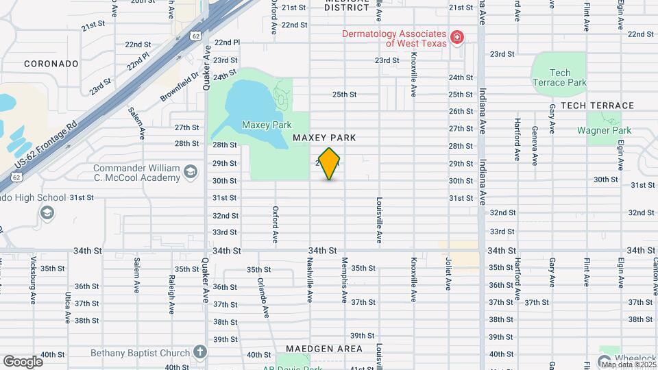 3809 30th St Map and Location Details