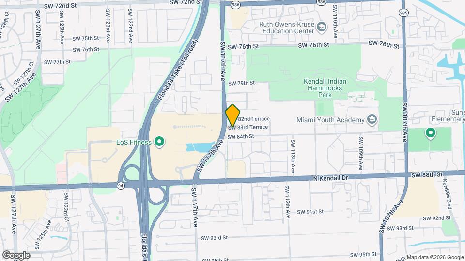 11600 SW 83rd Terrace Map and Location Details