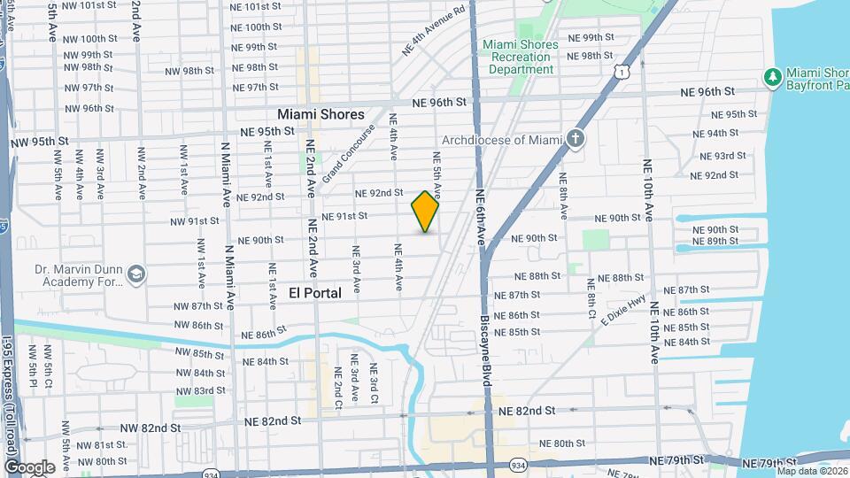 468 NE 90th St Map and Location Details