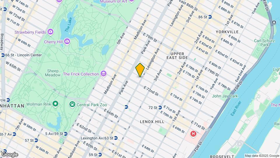 1018 Lexington Ave Map and Location Details
