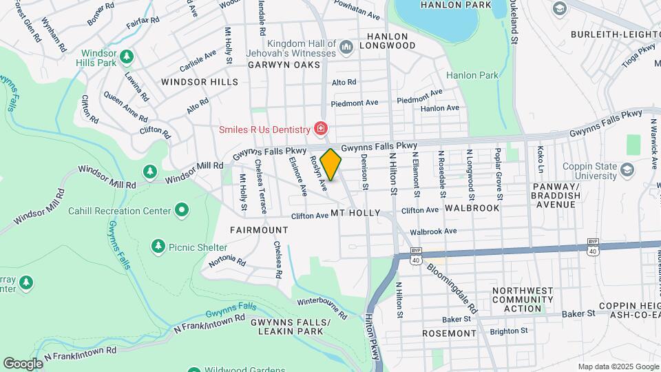 Roslyn Gardens Apartments Map and Location Details