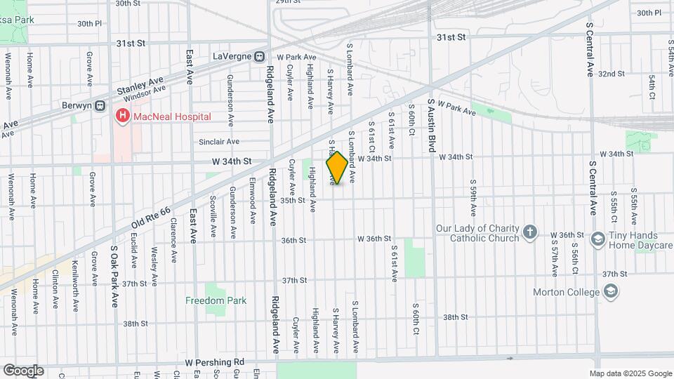 3439 Harvey Ave, Unit #2 Map and Location Details