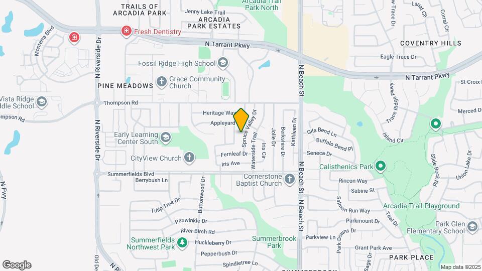 8129 Spruce Valley Dr Map and Location Details