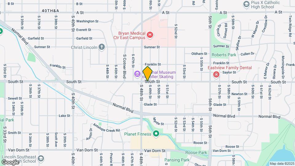 2105 S 49th Map and Location Details