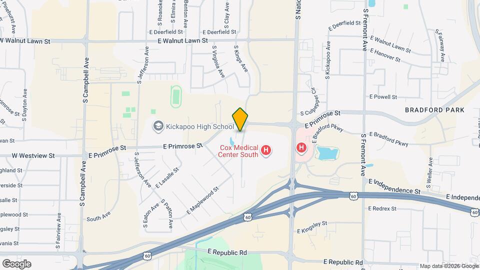 930 E Primrose St, Unit Apartment A2 Mapa y Detalles de la Ubicación