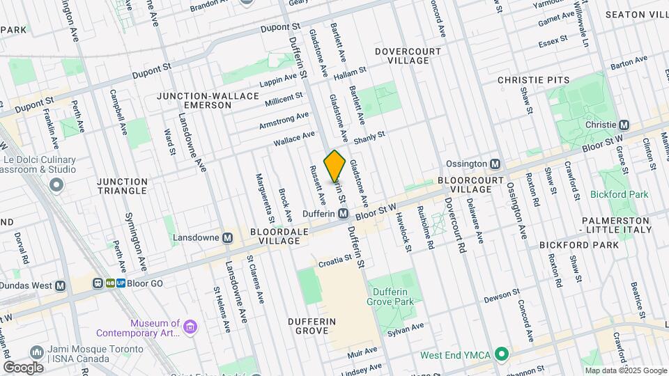1064 Dufferin St Map and Location Details
