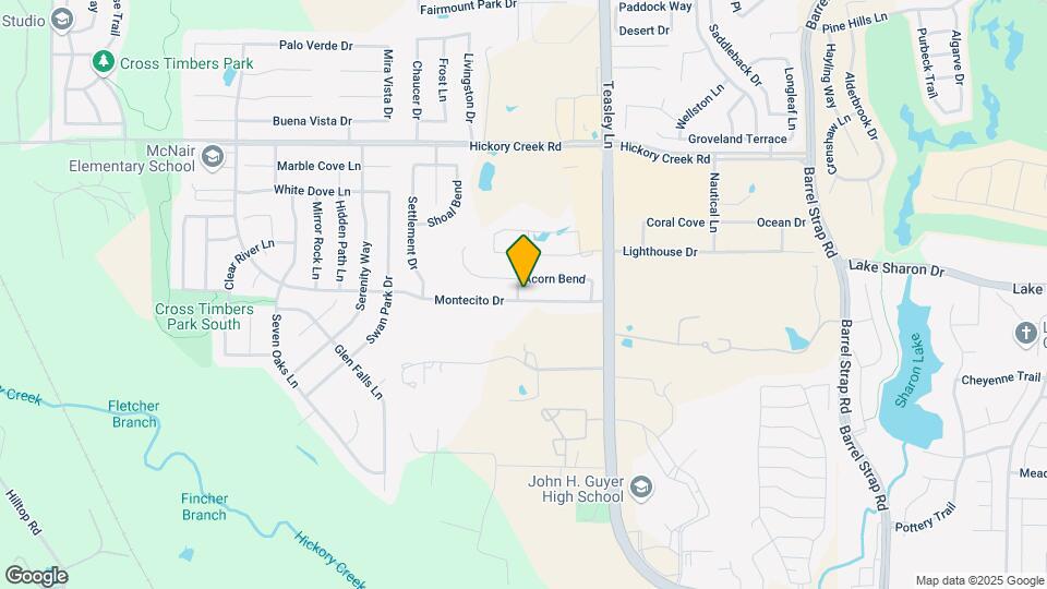 8201 Montecito Dr Map and Location Details