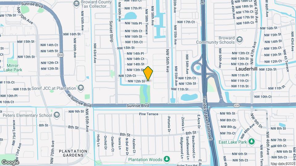 5802 NW 12th St Map and Location Details