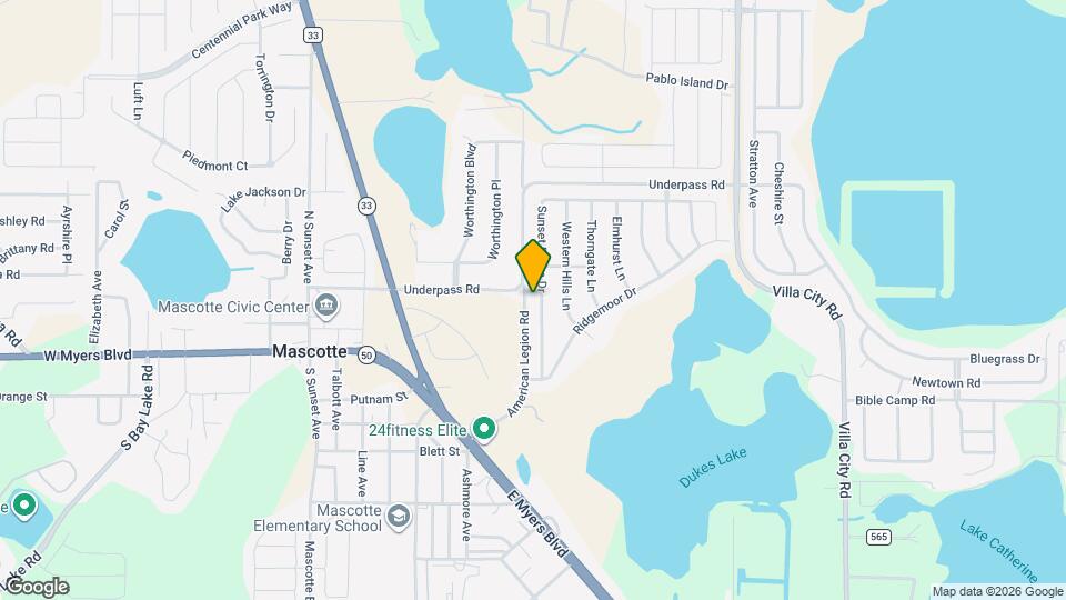 1745 Sunset Ridge Dr Mapa y Detalles de la Ubicación