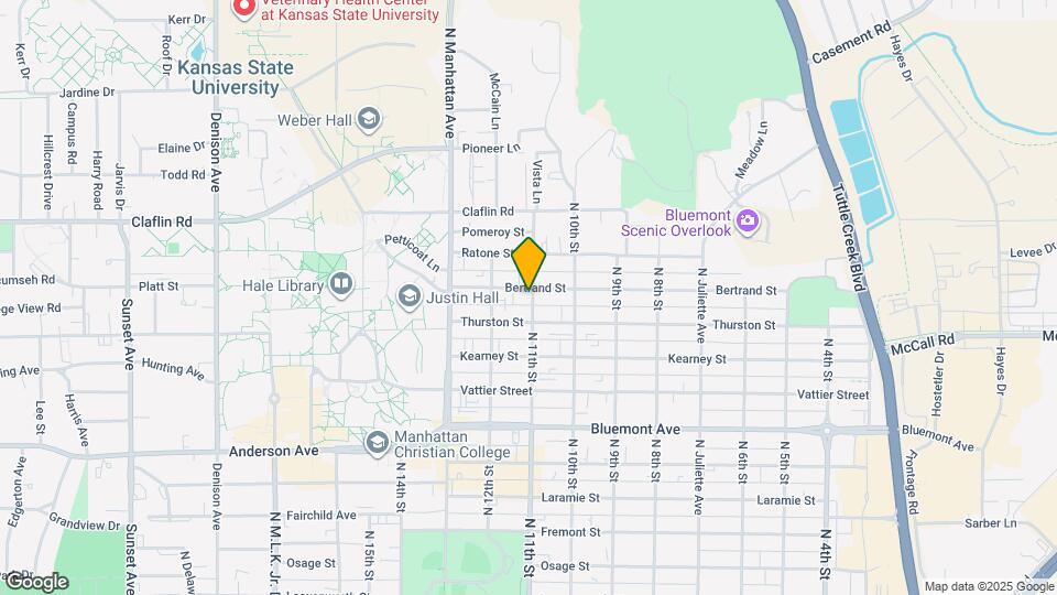 1117 N 11th St Map and Location Details