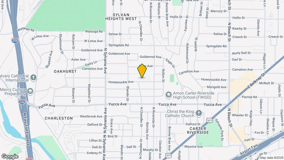 3009 Honeysuckle Ave Map and Location Details