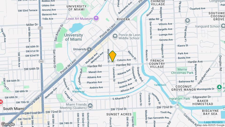 1039 Hardee Rd Map and Location Details