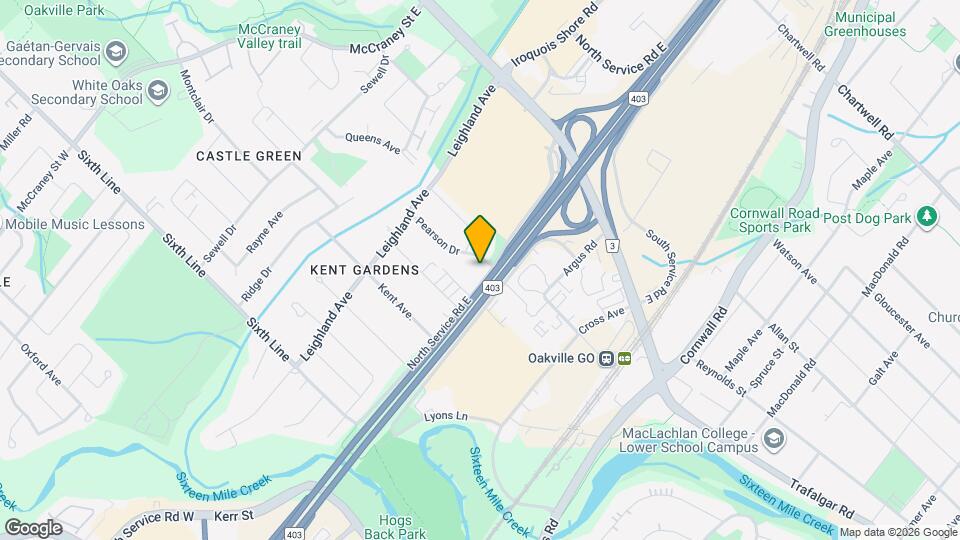 181 North Service Rd E Map and Location Details