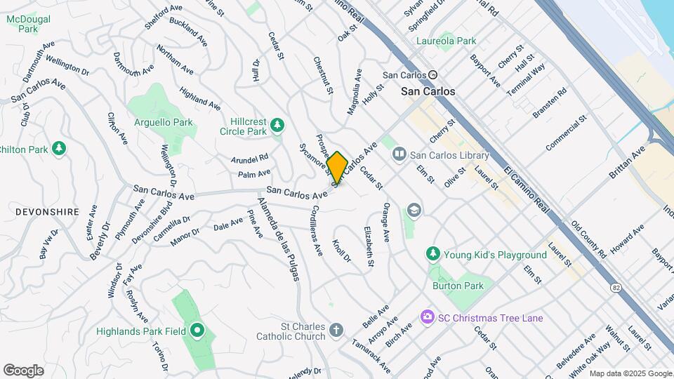 1751 San Carlos Ave Mapa y Detalles de la Ubicación