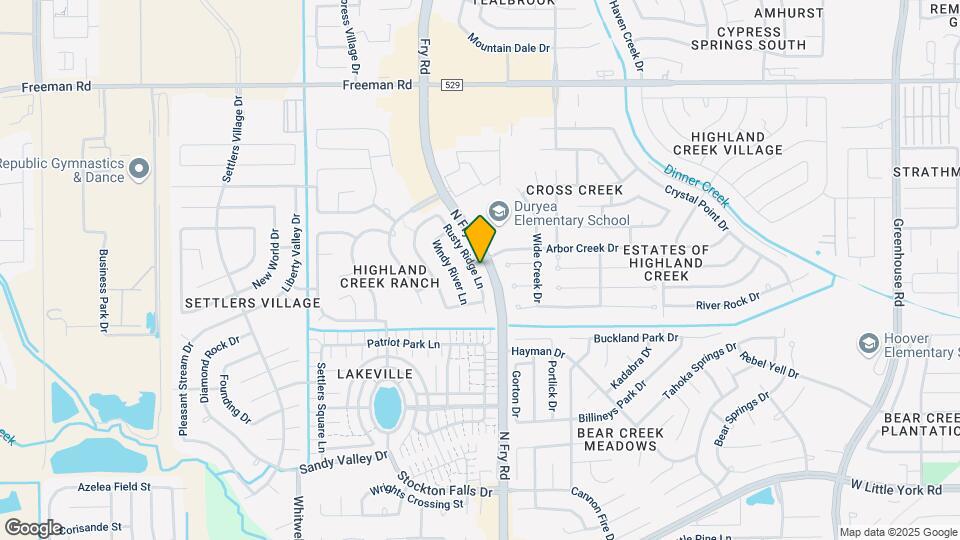 6666 Rusty Ridge Ln Map and Location Details