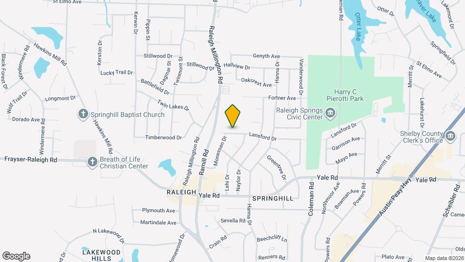 4178 Lansford Dr Map and Location Details