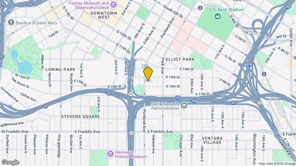 1519 Portland Ave Map and Location Details