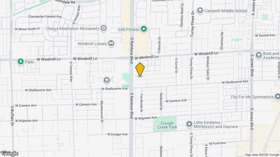 6844 Treble Clef Ave Map and Location Details