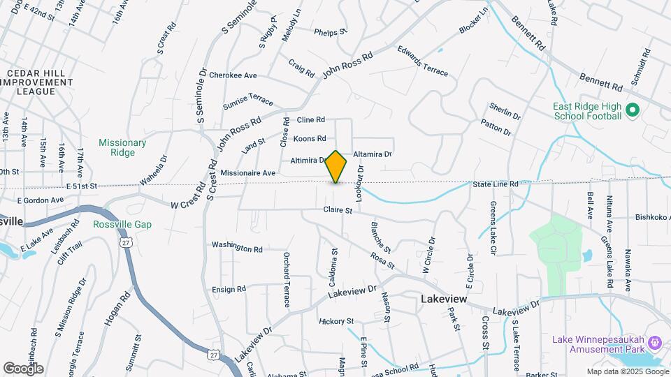 600 Villard Dr, Unit B Map and Location Details