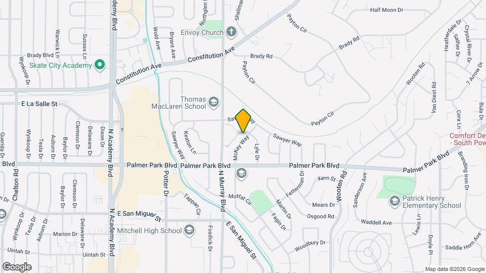 1606 McKay Way Map and Location Details