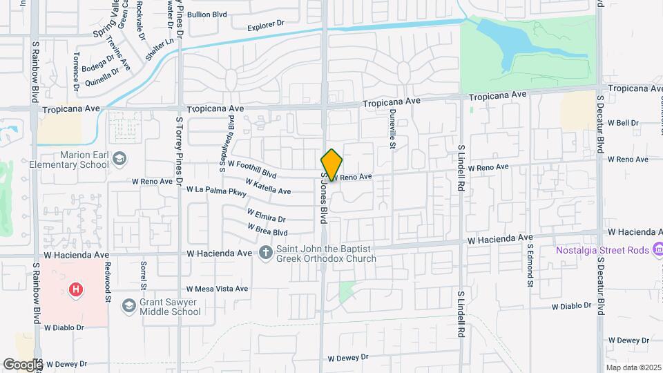 5174 S Jones Blvd Map and Location Details