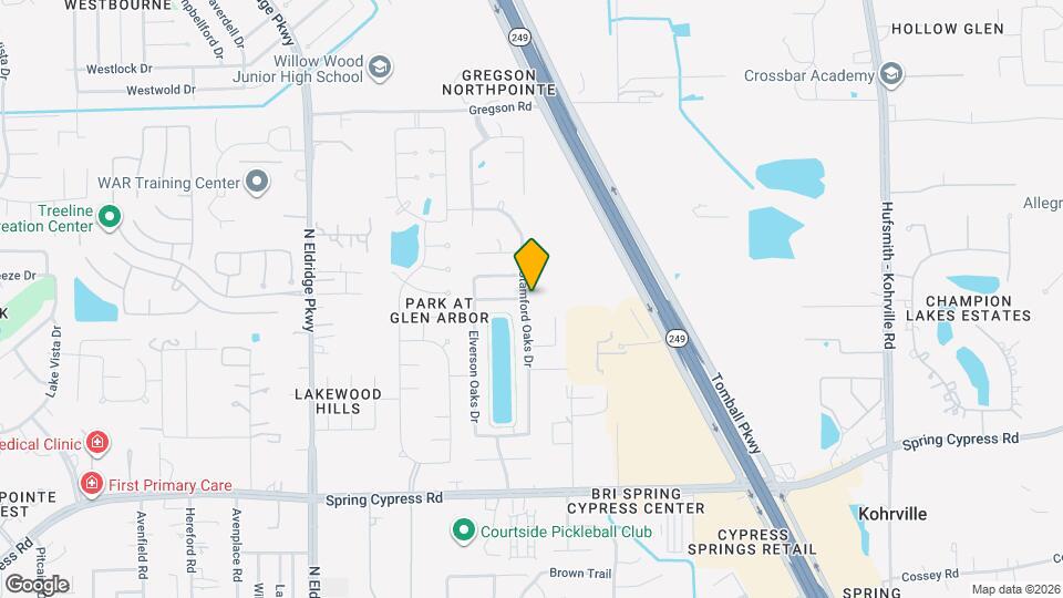 17602 Stamford Oaks Dr Map and Location Details