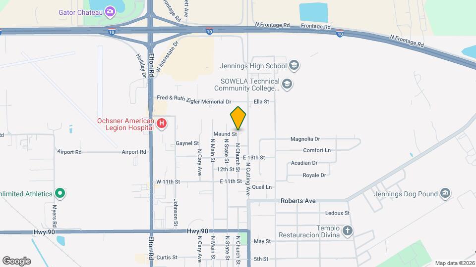 1810 N Church St Map and Location Details