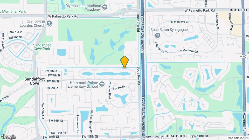 8069 Boca Rio Dr Map and Location Details