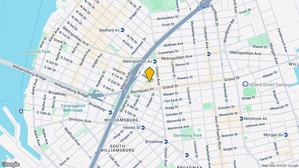 455 Grand St Map and Location Details