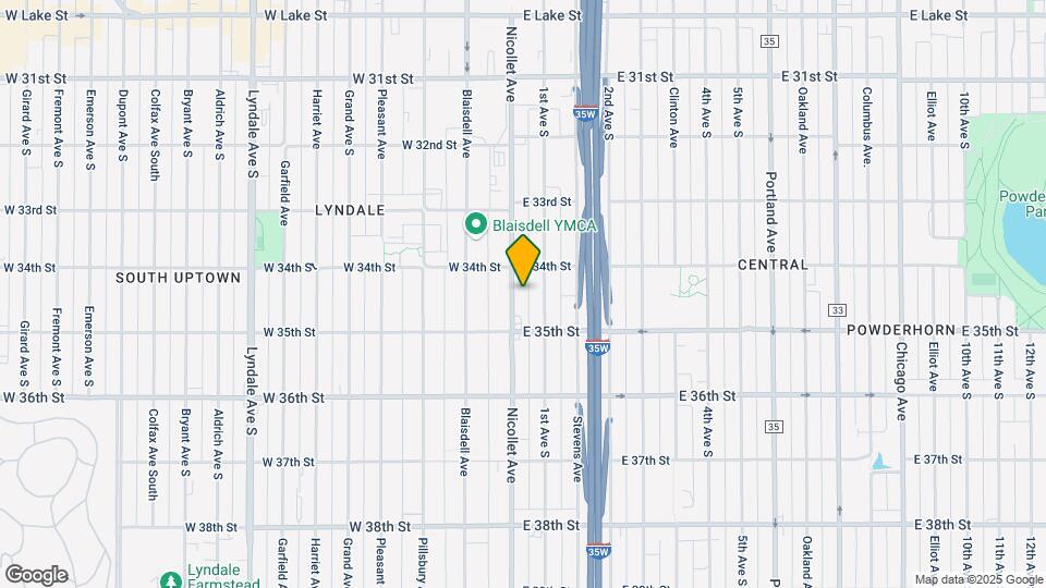 3419 Nicollet Avenue Mapa y Detalles de la Ubicación