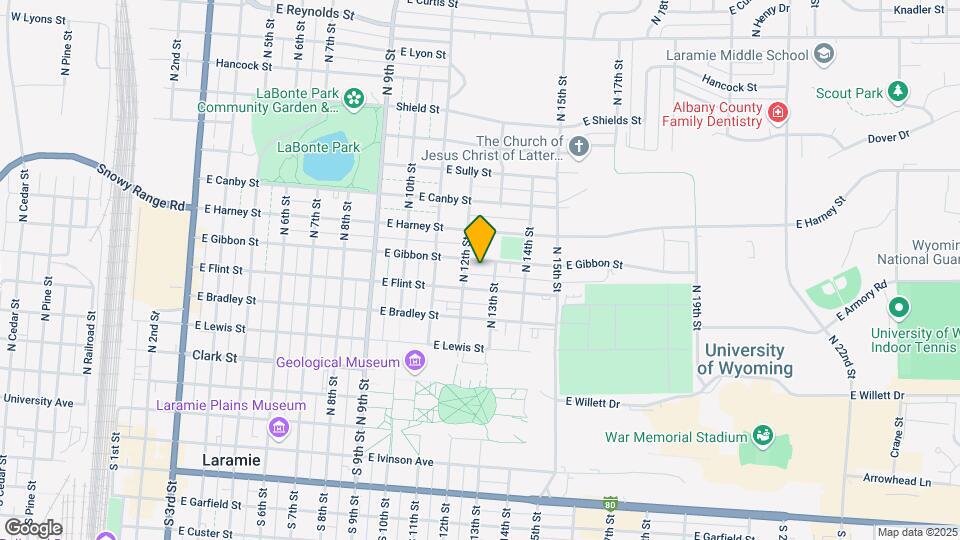 1212 E Gibbon St Map and Location Details