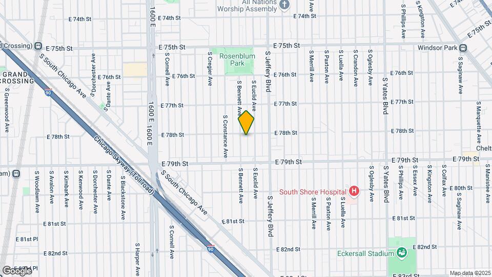 7801 S Bennett Ave Mapa y Detalles de la Ubicación