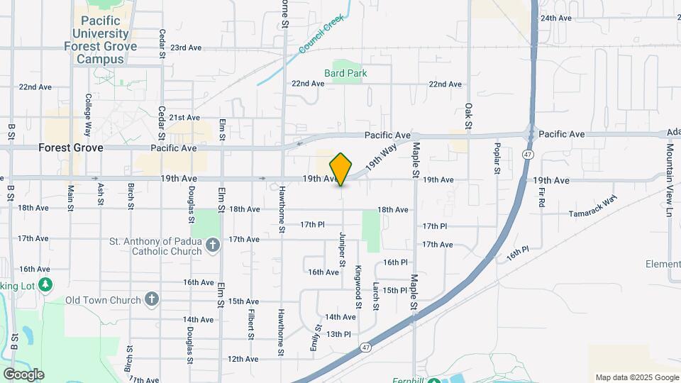 Forest Grove Townhomes Map and Location Details