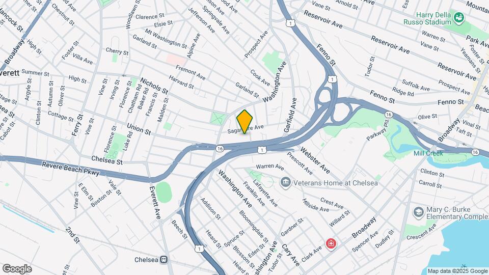 216 Revere Beach Pkwy Mapa y Detalles de la Ubicación