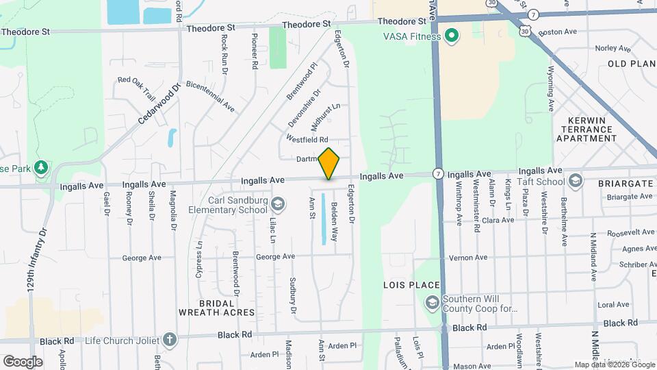 2013 Dryden Ln Map and Location Details