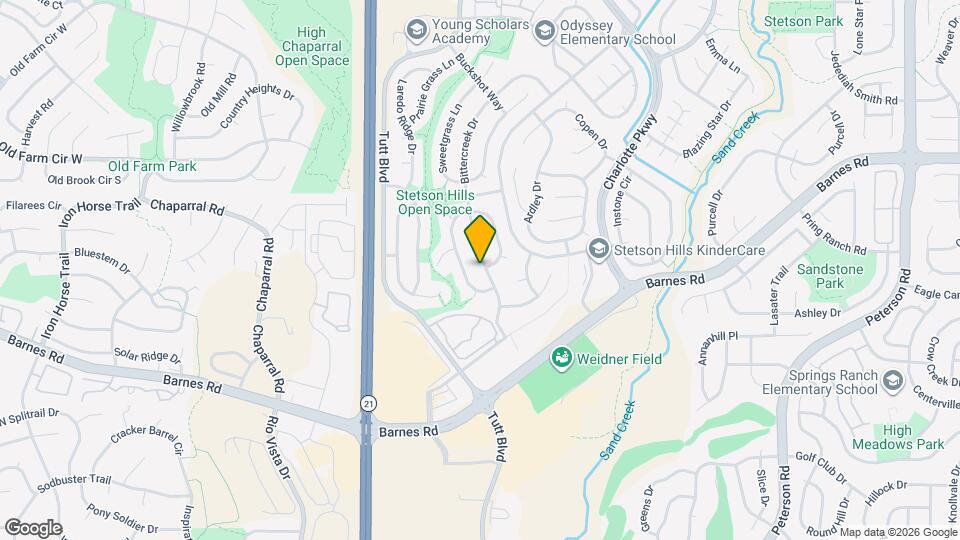 4638 Bittercreek Dr Map and Location Details