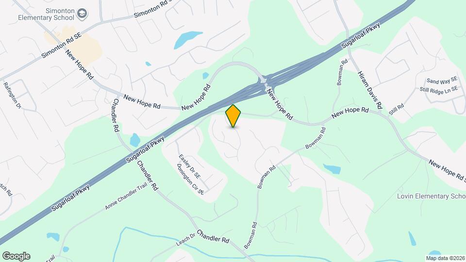 1289 Avington Glen Dr SE Mapa y Detalles de la Ubicación