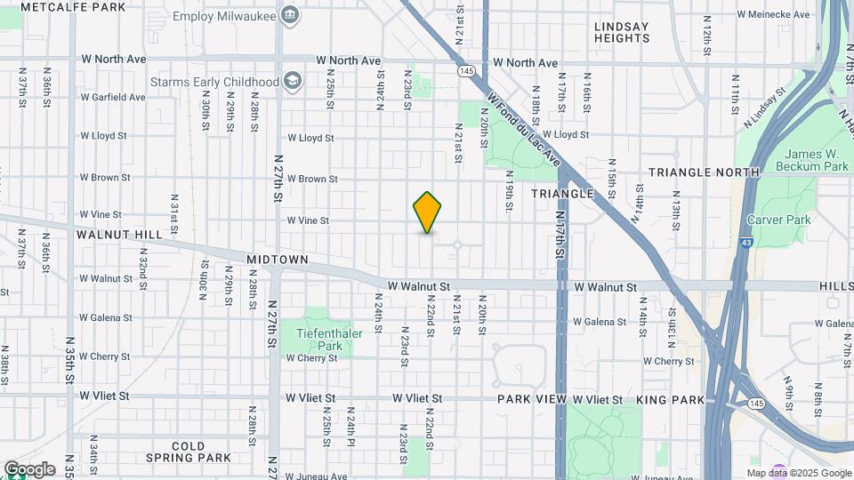 1817 N 22nd St Mapa y Detalles de la Ubicación