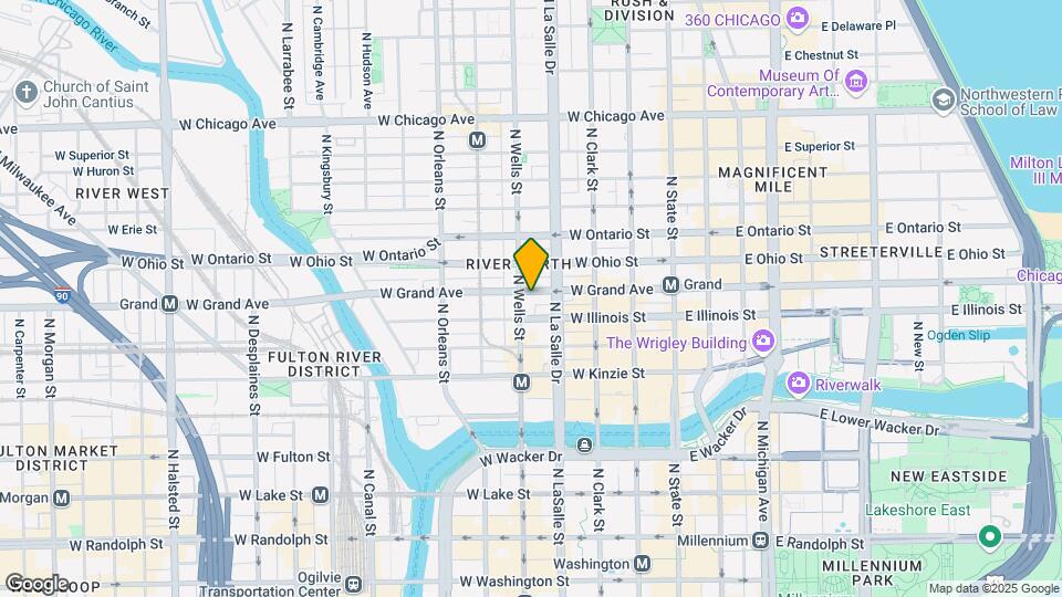 157 W Grand Ave Map and Location Details