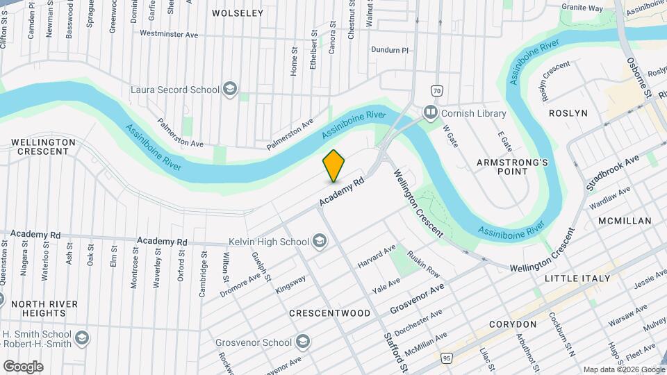 113 Academy Rd Map and Location Details