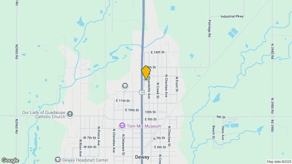 1233 N Wyandotte Ave Map and Location Details