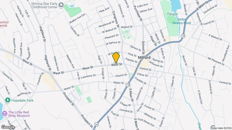 16 West St Map and Location Details