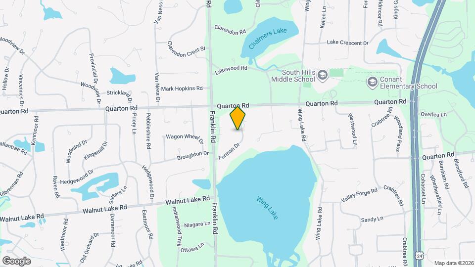 5570 Forman Dr Mapa y Detalles de la Ubicación