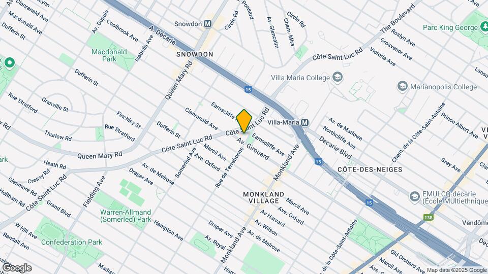 5455 Rue de Terrebonne, Unit 1110 Map and Location Details