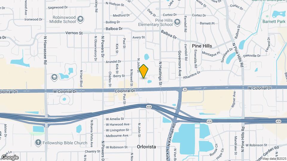 810 N Hudson St Map and Location Details