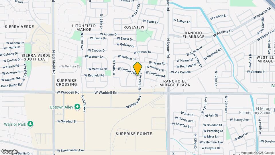 14003 N 133rd Dr Mapa y Detalles de la Ubicación